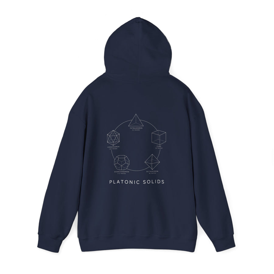 Platonic Solids Hoodie — Navy