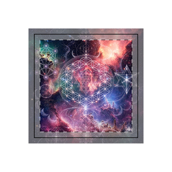 Sacred Geometry Throw Pillow Case - Sacred Bloom