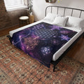 Sacred Geometry Blanket — Cosmic Bloom
