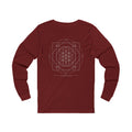 Sacred Grid Long Sleeve — Cardinal
