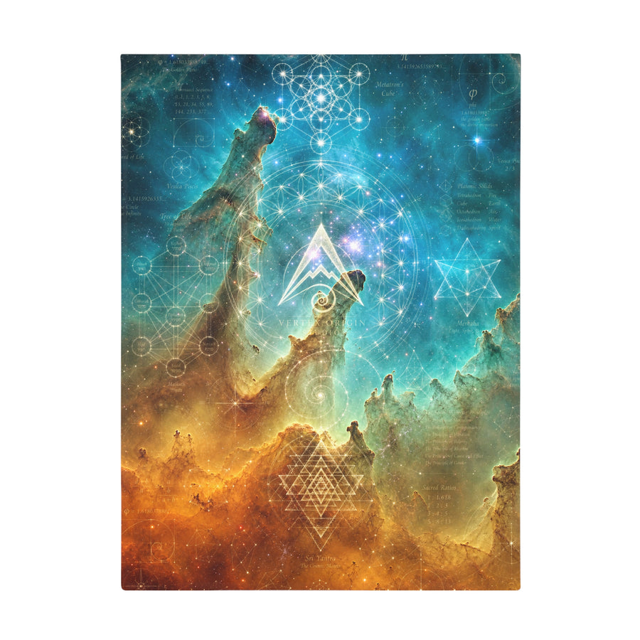 Sacred Geometry Blanket — Bubble Nebula