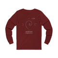 Fibonacci Spiral Long Sleeve — Cardinal