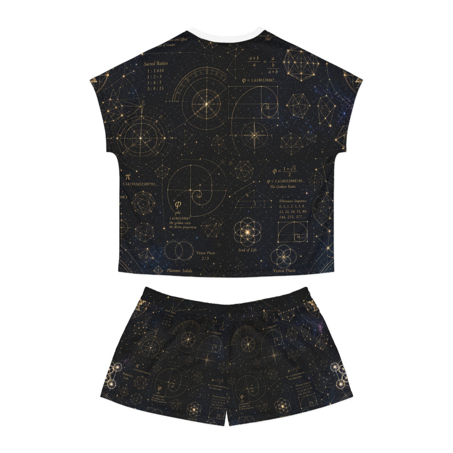 Women's Sacred Geometry Pyjama Set — Cosmic Blueprint