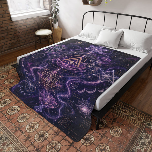 Sacred Geometry Blanket — Divine Origin