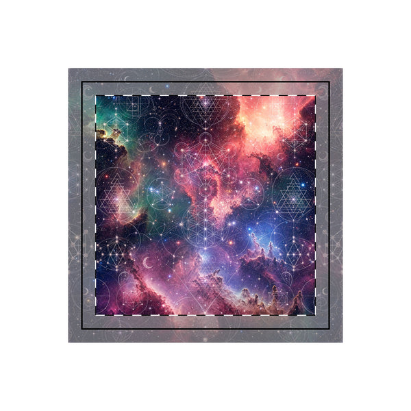 Sacred Geometry Throw Pillow Case - Celestial Weave