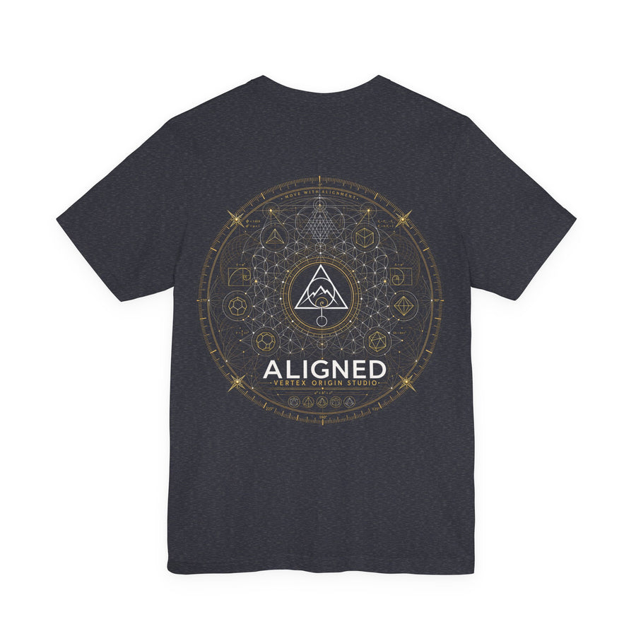 Aligned Tee — Navy