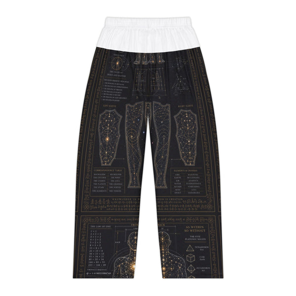 Pantalon de pyjama géométrie sacrée — Plan sacré — Femme