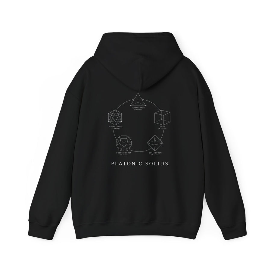 Platonic Solids Hoodie — Black