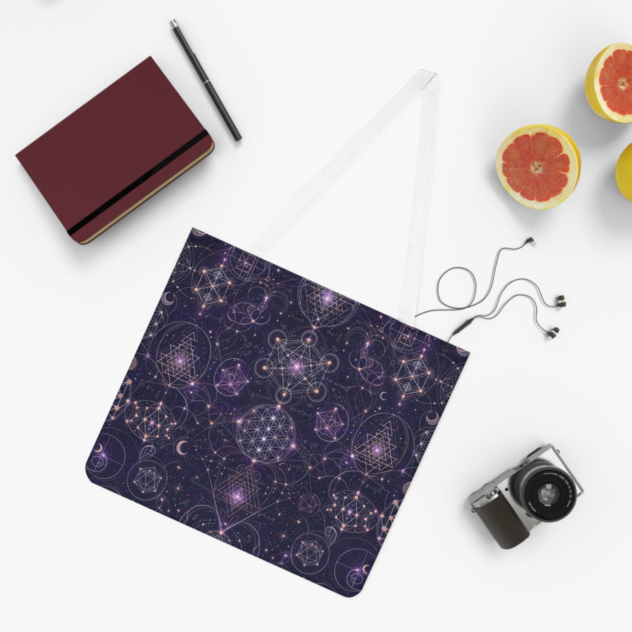 Sacred Geometry Tote Bag — Celestial Weave