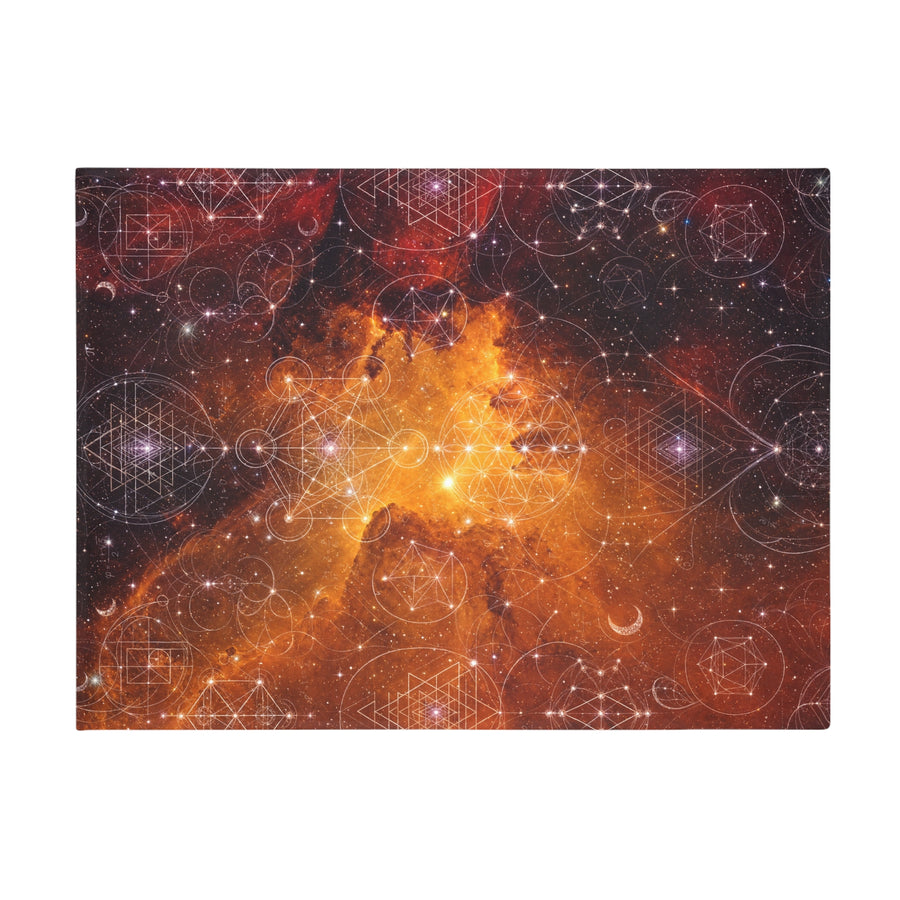Sacred Geometry Blanket — Heart Nebula