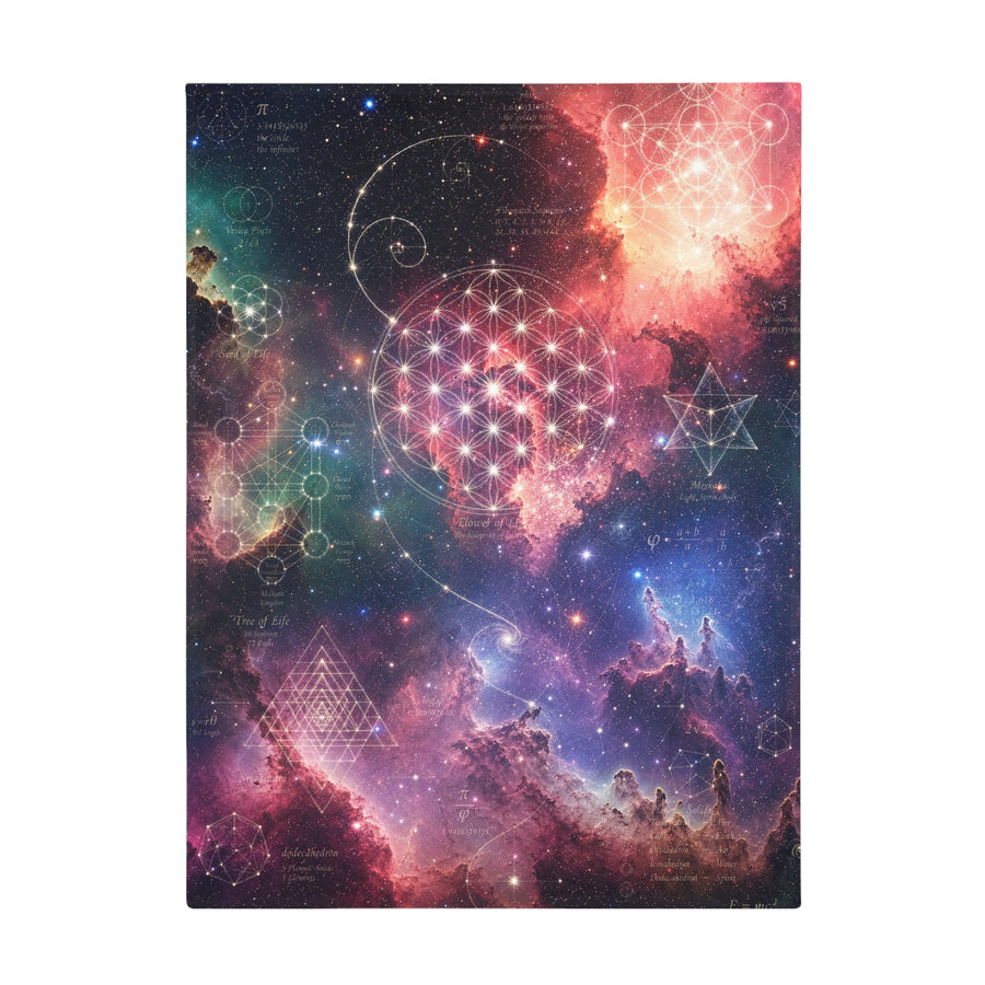Sacred Geometry Blanket — Lagoon Nebula