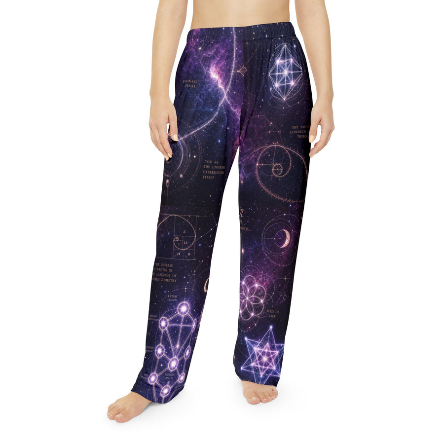 Women's Sacred Geometry Pyjama Pants — Cosmic Feminine