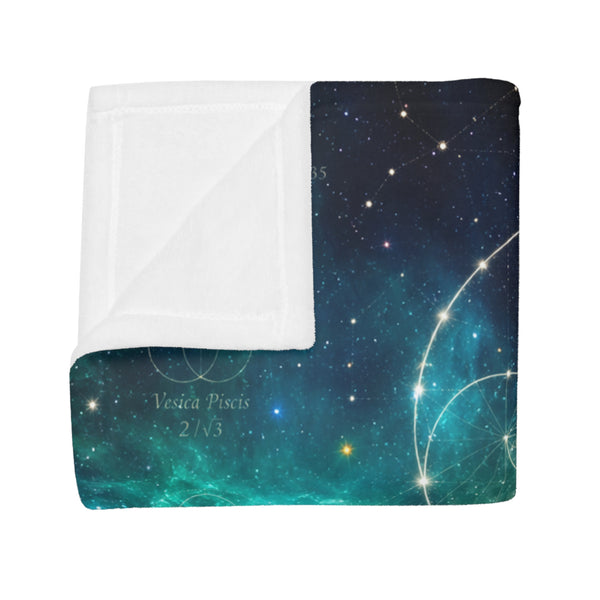 Sacred Geometry Fleece Blanket - Cat's Eye Nebula