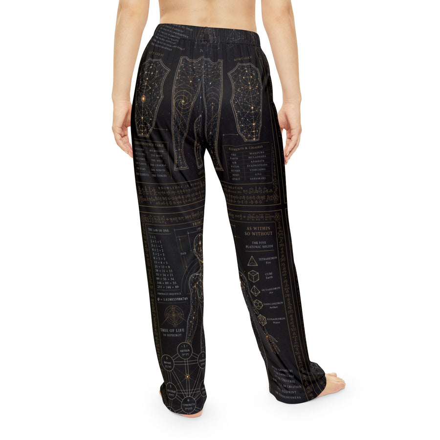 Women's Sacred Geometry Pyjama Pants — Sacred Blueprint