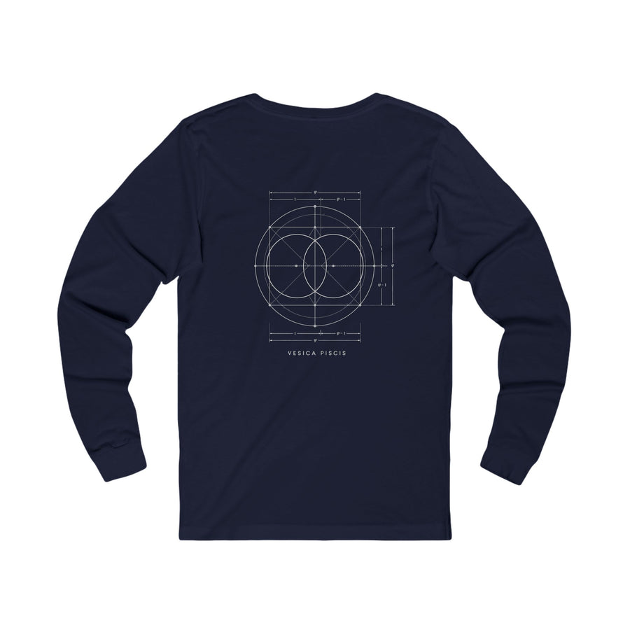 Vesica Piscis Long Sleeve — Navy