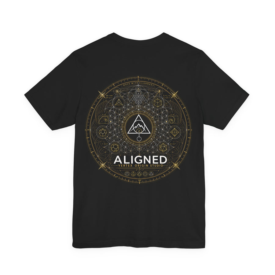 Aligned Tee — Black