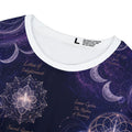 Women's Sacred Geometry Lounge Shirt — Sacred Feminine — Front View