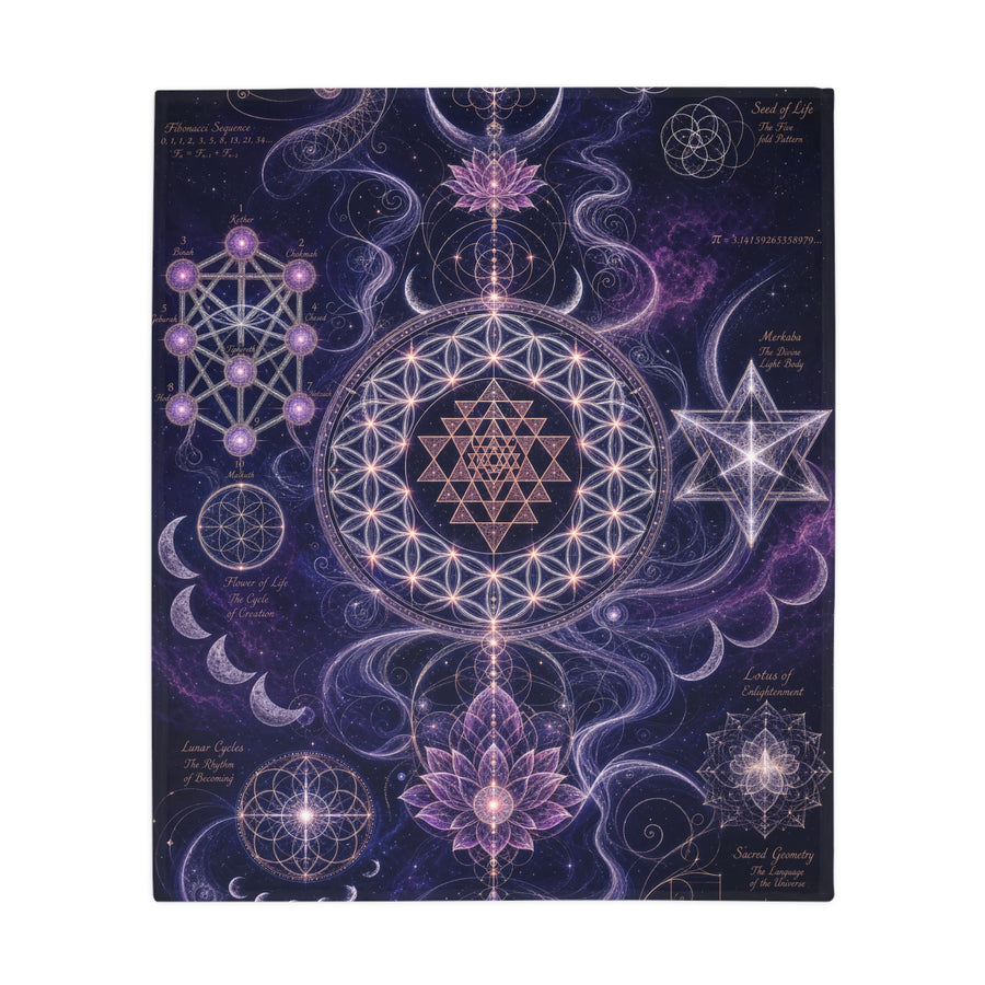 Sacred Geometry Blanket — Sacred Bloom