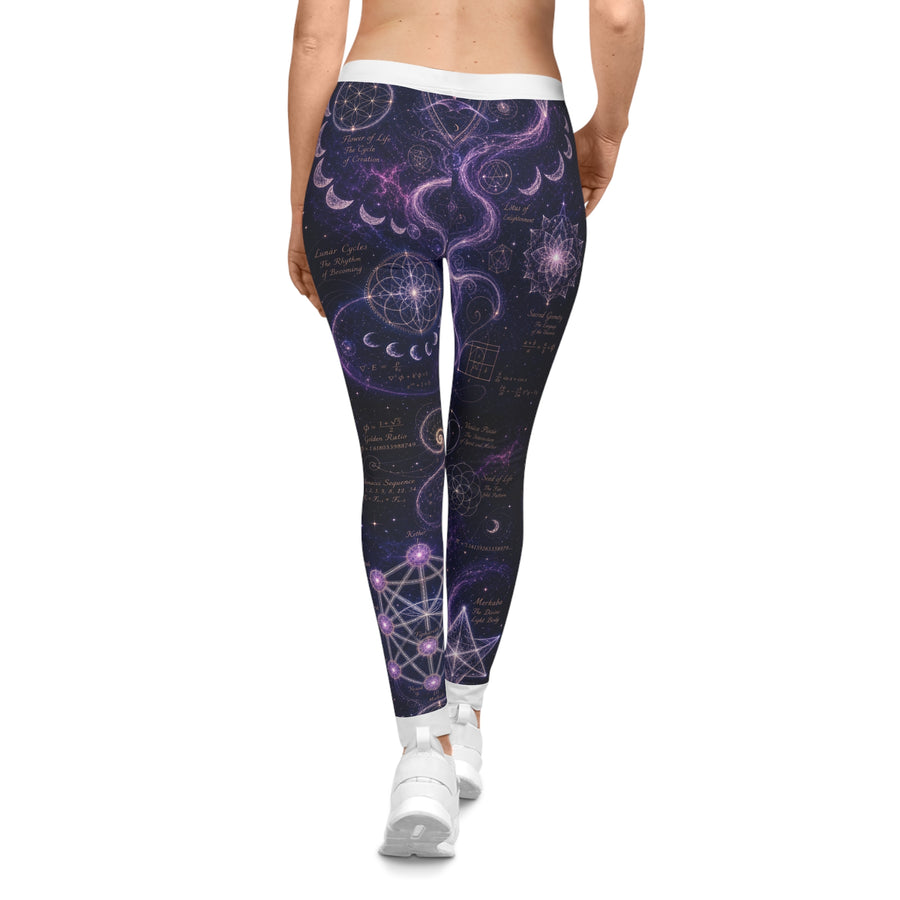 Women's Sacred Geometry Leggings — Origin Universe
