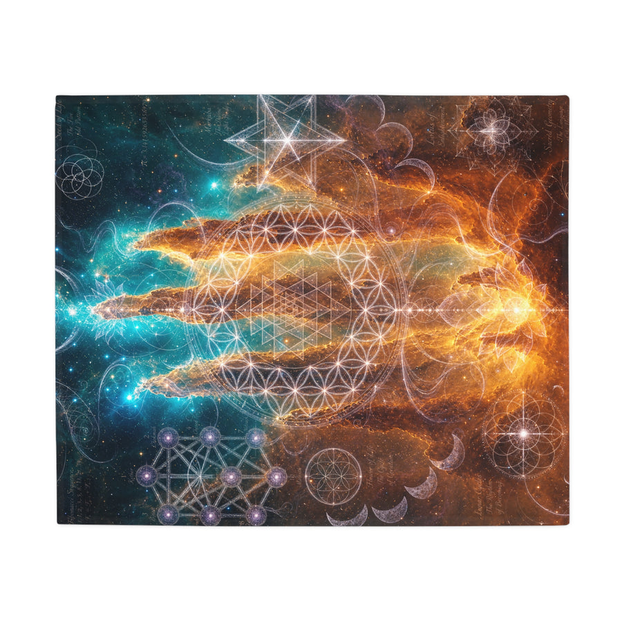 Sacred Geometry Blanket — Butterfly Nebula
