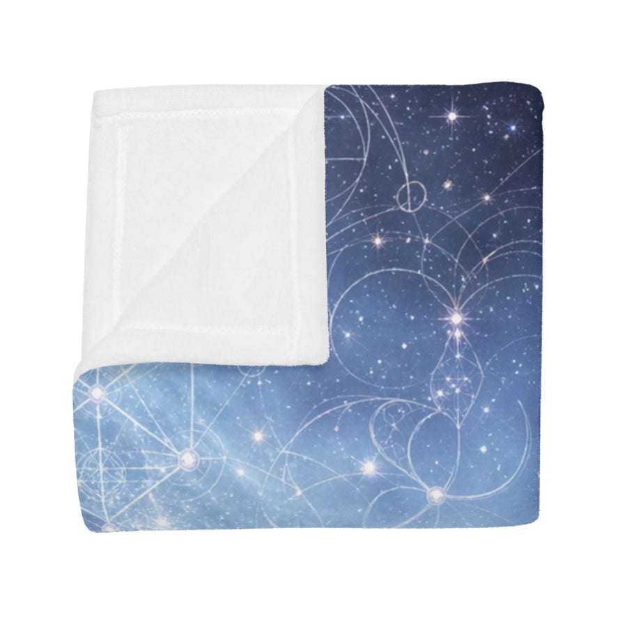 Sacred Geometry Blanket — Blue Snowball Nebula