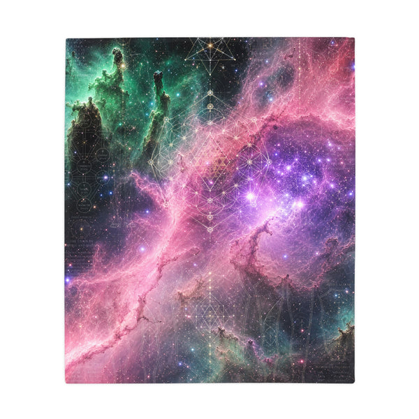 Sacred Geometry Fleece Blanket - Pillars of Creation