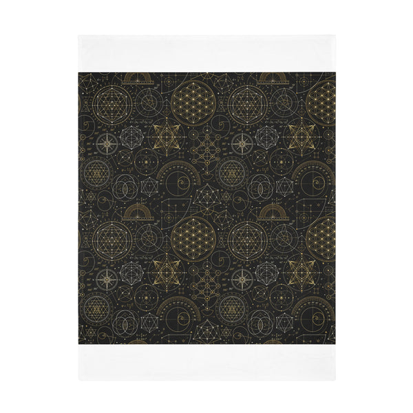 Sacred Geometry Blanket — Cosmic Blueprint