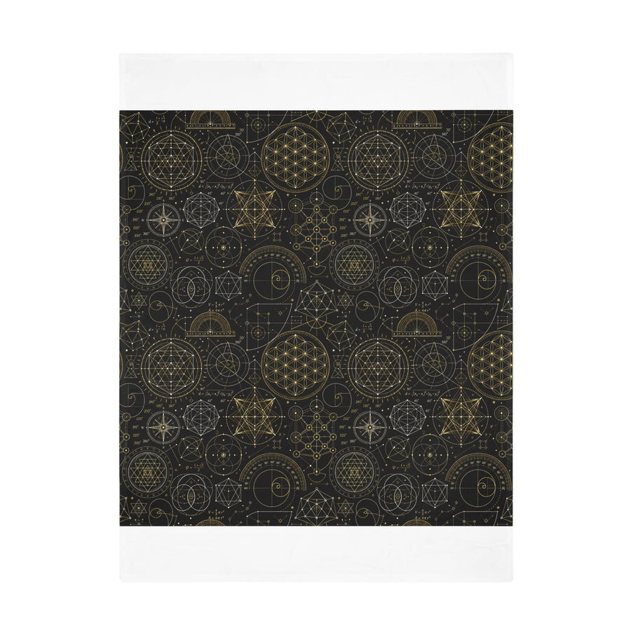 Sacred Geometry Blanket — Cosmic Blueprint