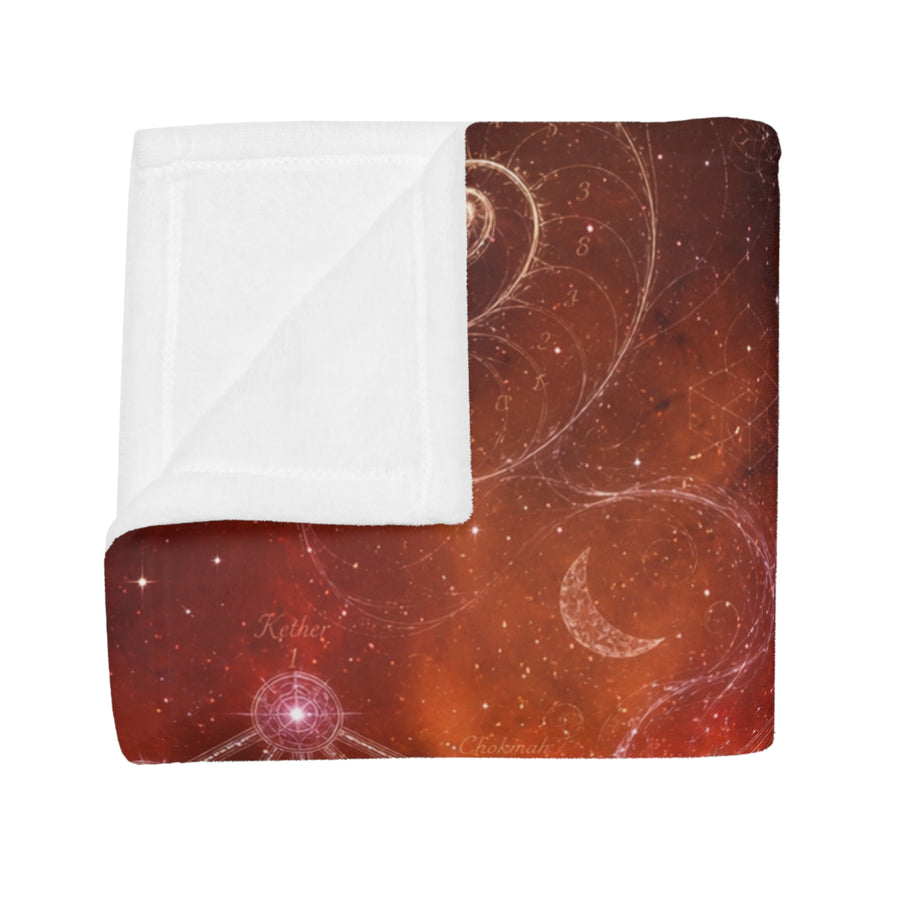 Sacred Geometry Blanket — Red Spider Nebula