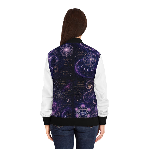 Women's Sacred Geometry Bomber Jacket — Divine Origin [SAMPLE]