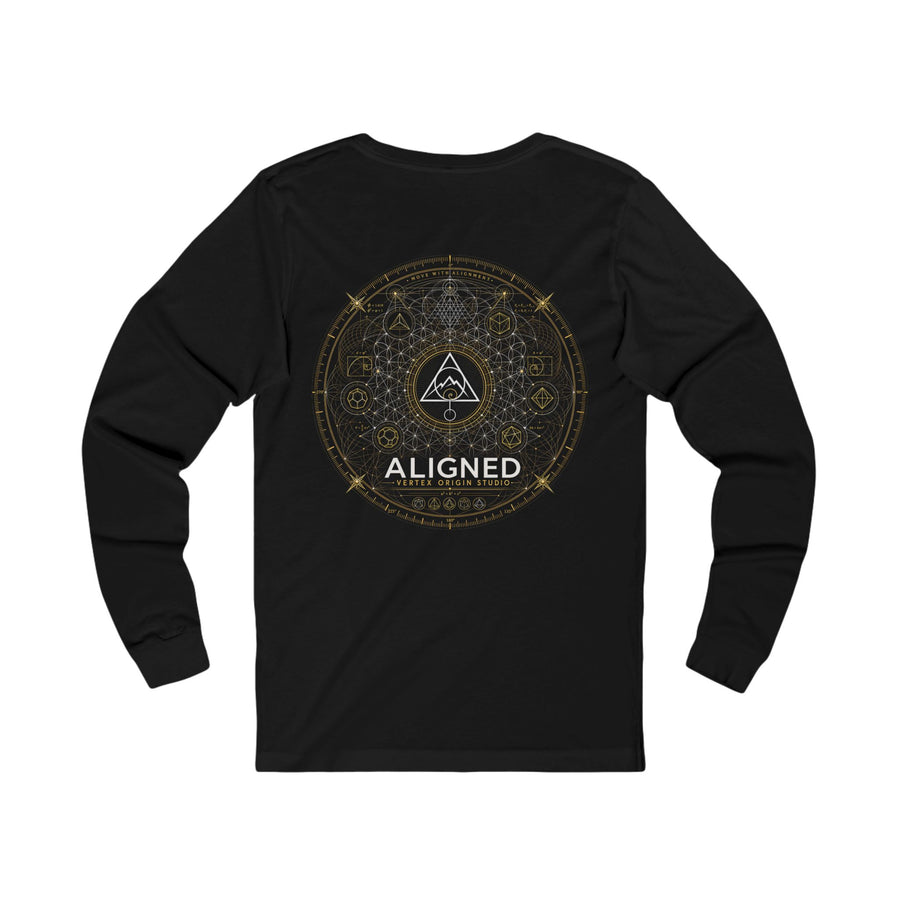 Aligned Long Sleeve — Black