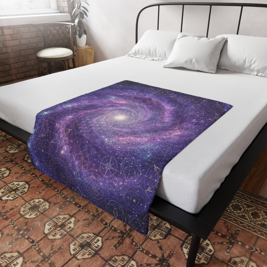 Sacred Geometry Blanket — Tarantula Nebula