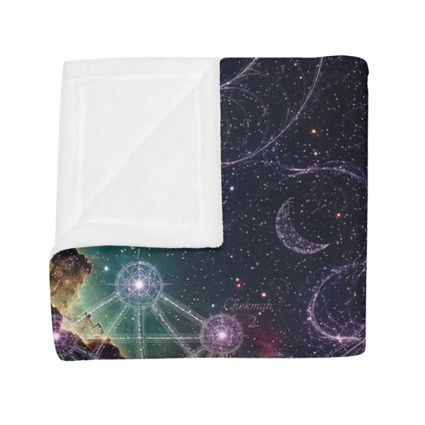 Sacred Geometry Fleece Blanket - Omega Nebula