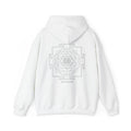 Sri Yantra Hoodie — White