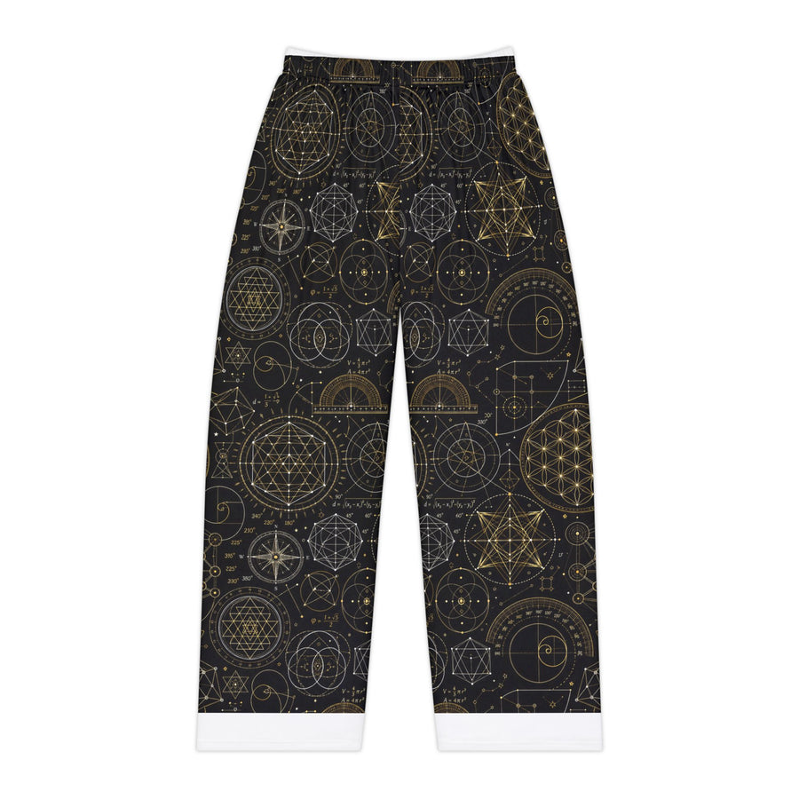 Women's Sacred Geometry Pyjama Pants — Origin Universe