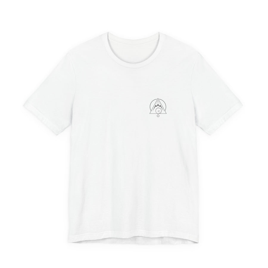 Fibonacci Spiral Tee — White