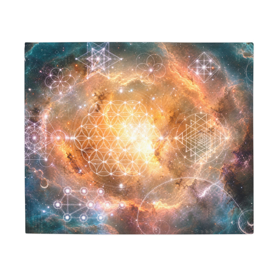 Sacred Geometry Blanket — Ring Nebula