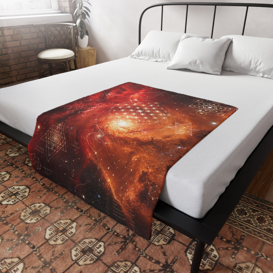 Sacred Geometry Blanket — Pelican Nebula