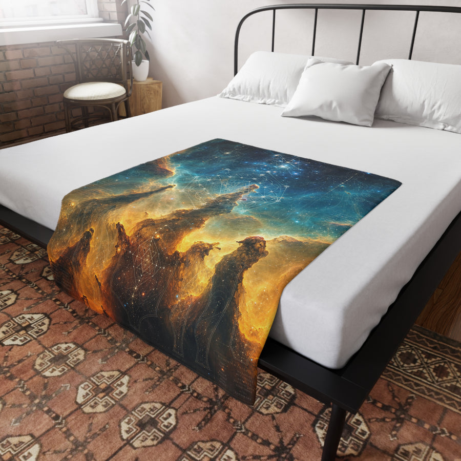 Sacred Geometry Blanket — Boomerang Nebula