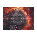 Sacred Geometry Blanket — Gamma Cygni Nebula