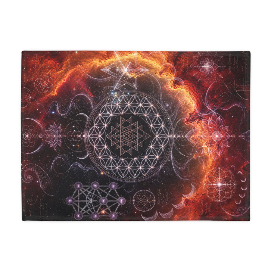 Sacred Geometry Blanket — Gamma Cygni Nebula