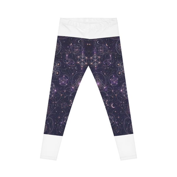 Women's Sacred Geometry Leggings — Celestial Weave