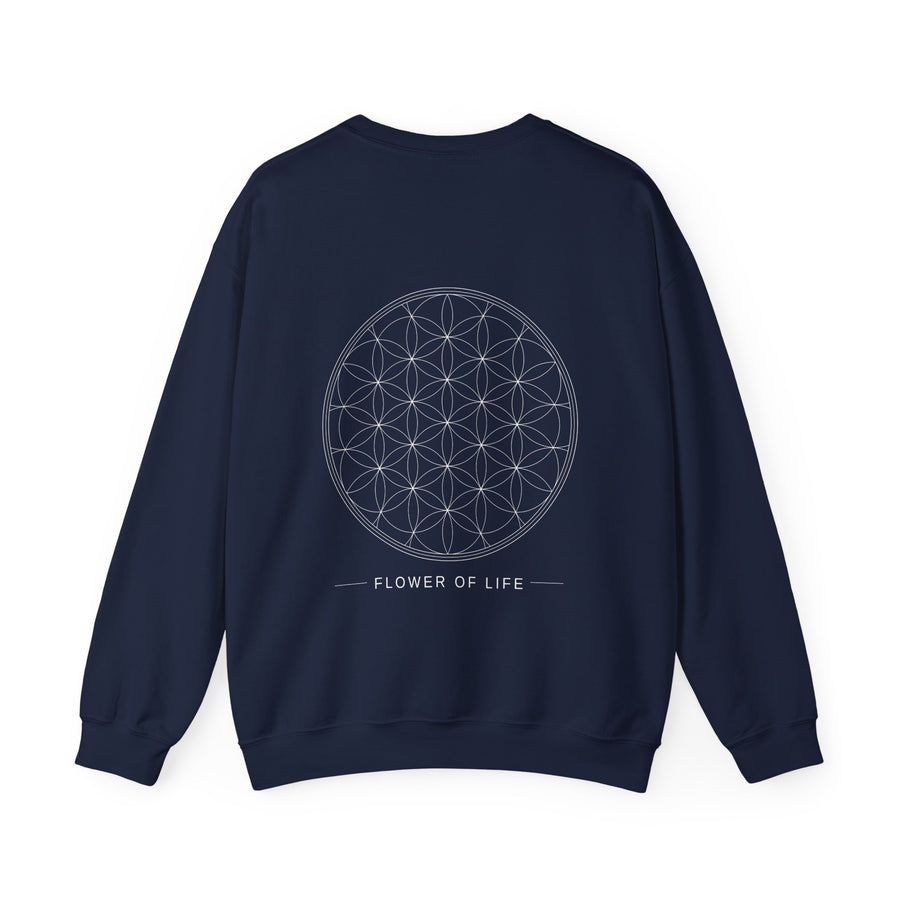 Flower of Life Crewneck — Navy