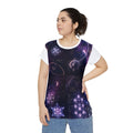 Women's Sacred Geometry Lounge Shirt — Cosmic Feminine — Front View