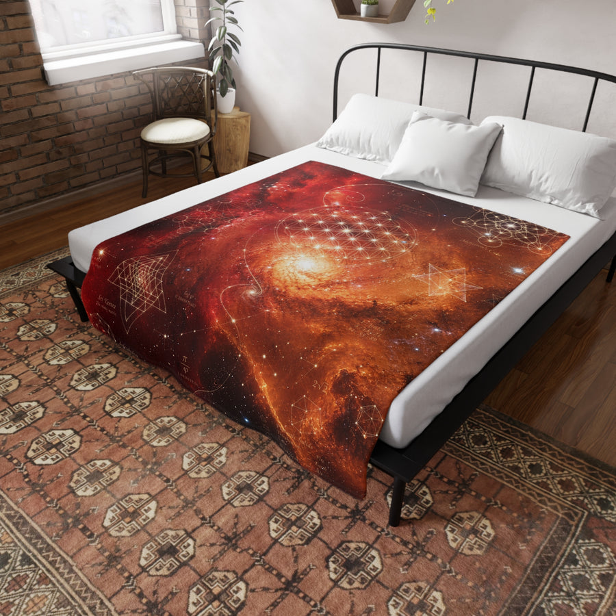 Sacred Geometry Blanket — Pelican Nebula