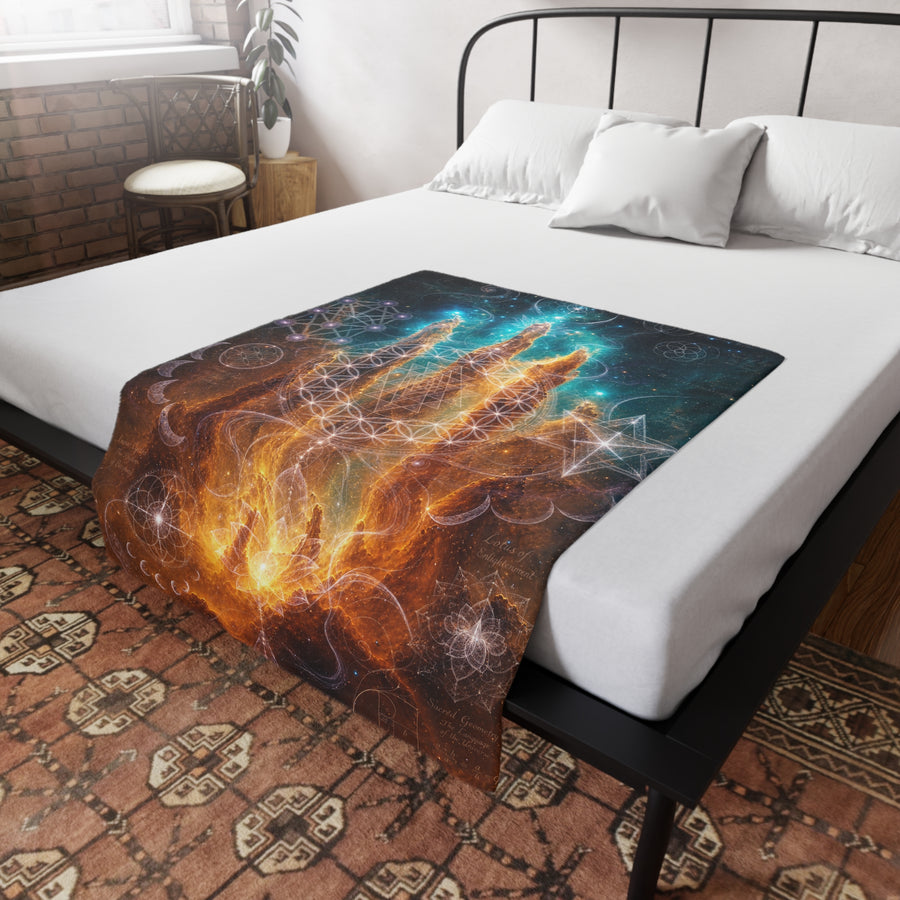 Sacred Geometry Blanket — Butterfly Nebula
