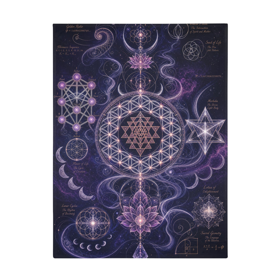 Sacred Geometry Blanket — Sacred Bloom