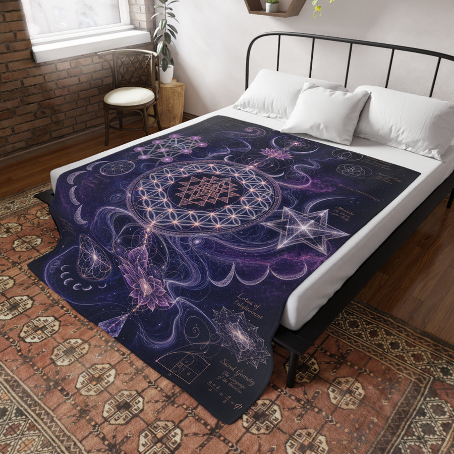 Sacred Geometry Blanket — Sacred Bloom