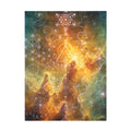 Sacred Geometry Blanket — Flame Nebula