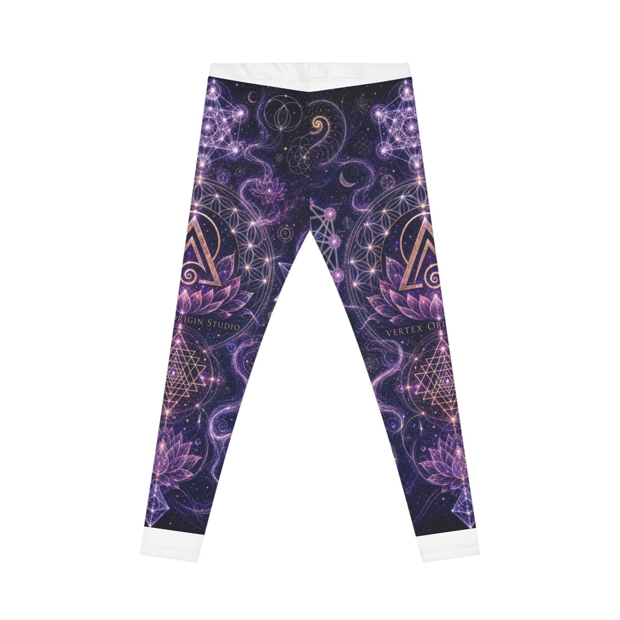 Women's Sacred Geometry Leggings — Divine Origin